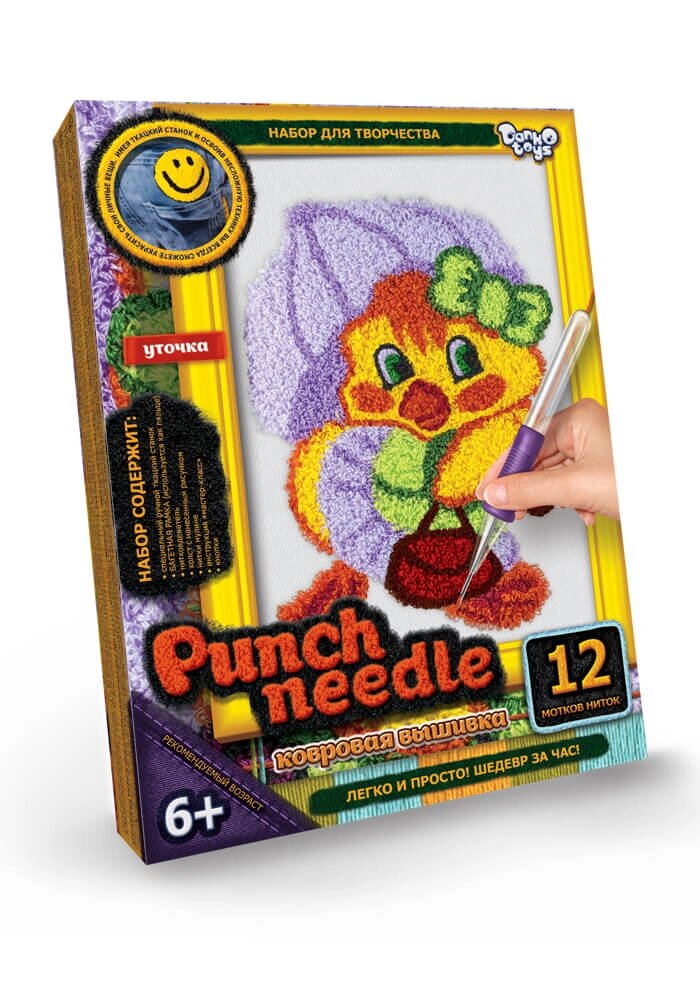 Вишивка килимова Punch needle Качка, DankoToys (10) від компанії Канц Плюс - фото 1