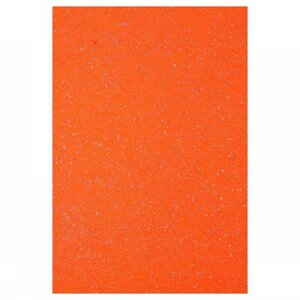Фетр з глітером А4 Яскраво помаранчевий 1,2мм 170г (за 10шт) J. Otten
