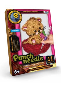 Вишивка коврова Punch needle Кошеня-2, DankoToys (10)