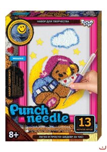 Вишивка коврова Punch needle Ведмежа-1, DankoToys (10)