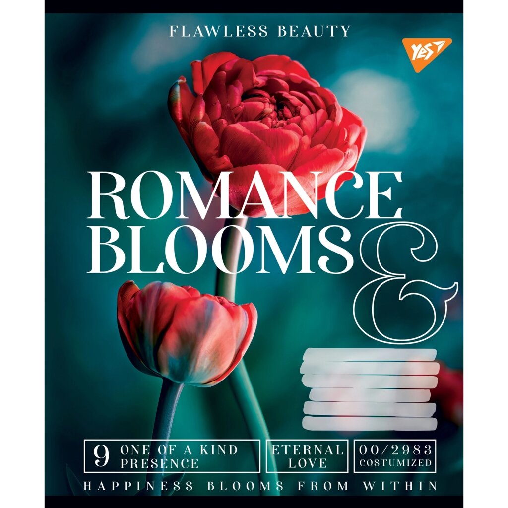 Зошит 24 лінія Romance blooms Yes (20/320) від компанії Канц Плюс - фото 1