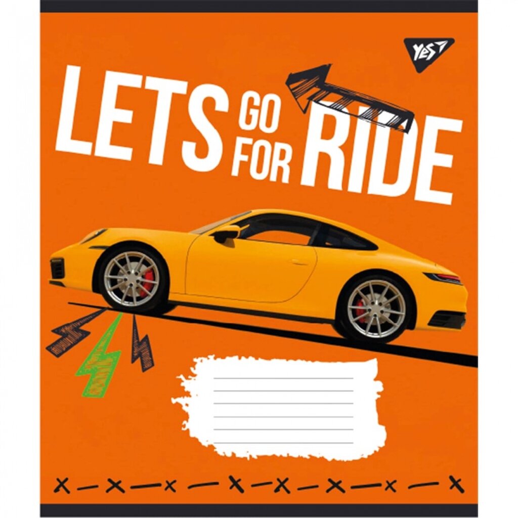 Зошит 60 лінія Lets go for ride Yes (10/160) від компанії Канц Плюс - фото 1