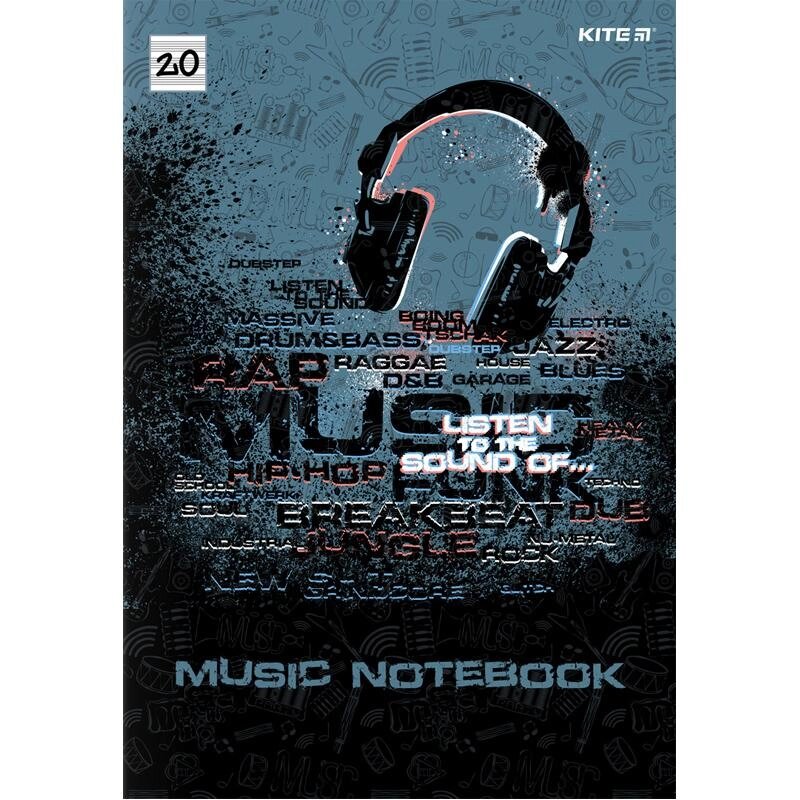 Зважає на нотатки A4 20ARK Слухайте звук, Кайт (10) від компанії Канц Плюс - фото 1
