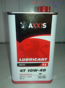 Моторне мото масло Axxis, 10W40 / API SL