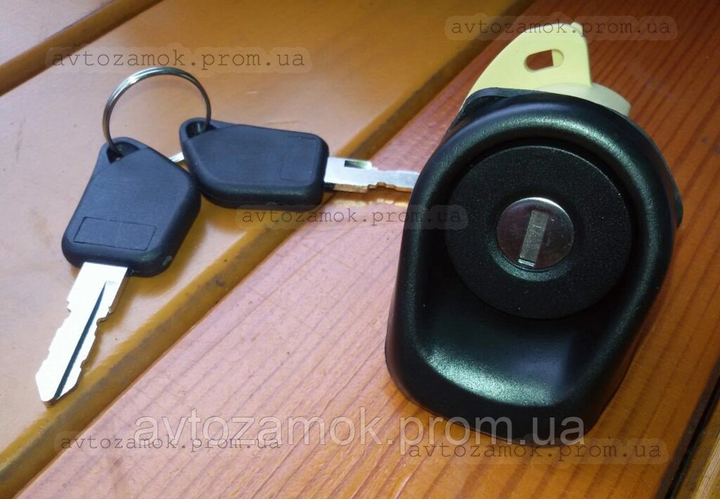Замок (кнопка) багажника для Peugeot 205, личинка з ключами від компанії автозамок - фото 1