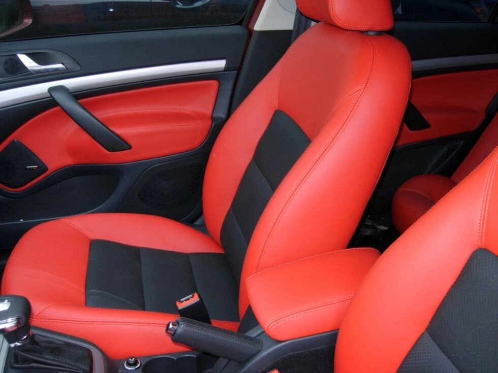 Шкіряний салон автомобіля (сидіння передні + задні) комплект від компанії Авто ательє АвтоРексал - фото 1