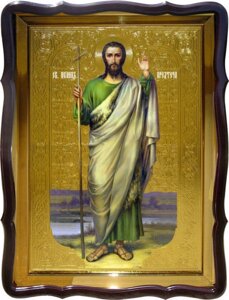 Ікона Св. Іоанна Предтечі (ростова), 80 см х 60 см , фігурна рама