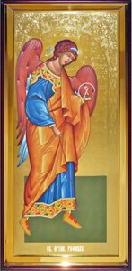 Ікона Архангела Рафаїла 120 см х 60 см (пряма рама)