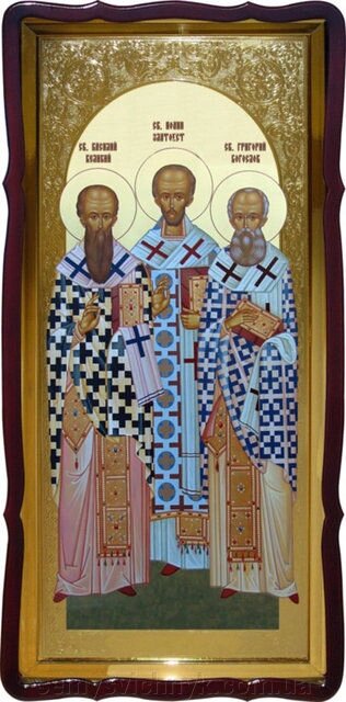 Ікона Св. Трьох Святителів, 120 см х 60 см, фігурна рама - відгуки