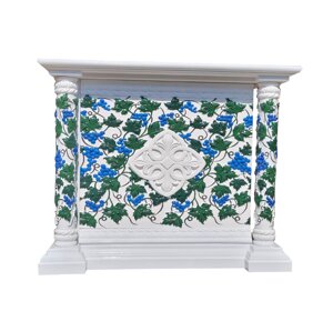 Риза дерев'яна, розписна № 4060, колір білий (130 см х 130 см) в Волинській області від компанії Магазин церковной утвари "Семисвечник"