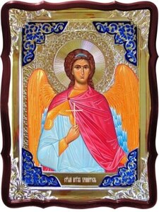 Ікона Ангела Зберігача ( поясна ) 56 см х 48 см, фігурна рама, емаль