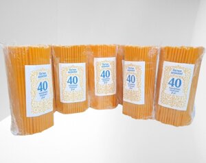 Свічки церковні парафінові номер 40