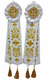 Зав'язки на дикірій та трикірій № 7069, довжина 50 см