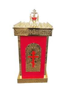 Стіл панахидний № 1635 на 50 свічок (червоний)