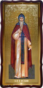 Ікона Св. Олега Брянського 2,120 см х 60 см, фігурна рама