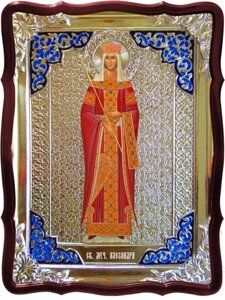 Ікона Св. Олександри Анкірської № 2, 80 см х 60 см, фігурна рама, емаль