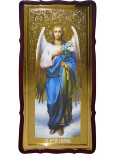 Ікона Архангела Гавриїла,120 см х 60 см, фігурна рама