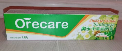 Зубна паста Orecare Тяньши (із зубною щіткою) 135г сроки 2026