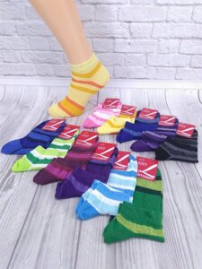 Шкарпетки жіночі Еліт. Смужка Розмір 23-25
