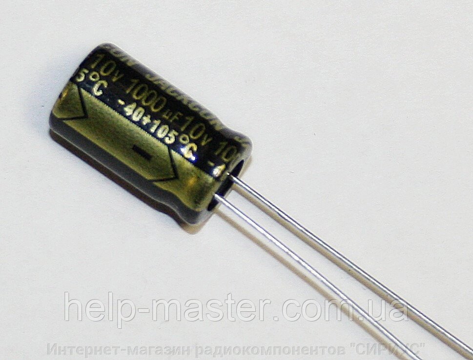 100Мкф-25v (105 ° C) <WF> 6 * 11 Samwha (низький імпеданс) від компанії Інтернет-магазин радіокомпонентів "СІРІУС" - фото 1