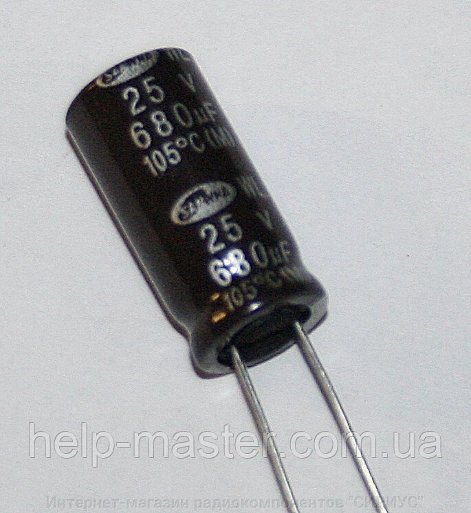 680Мкф-25v (105 ° C) <WL> 10 * 16 Samwha (низький імпеданс) від компанії Інтернет-магазин радіокомпонентів "СІРІУС" - фото 1