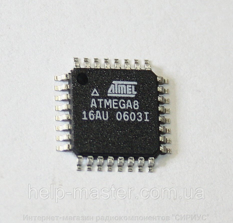 ATMEGA8-16AU (TQPF-32) від компанії Інтернет-магазин радіокомпонентів "СІРІУС" - фото 1