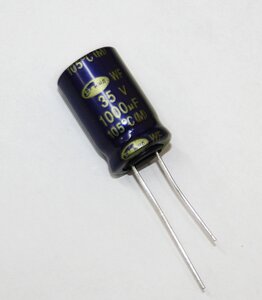 Конденсатор електролітичний 1000мкФ-35v (105 ° C)