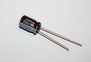 Конденсатор електролітичний 220мкФ-25v (105 ° C)