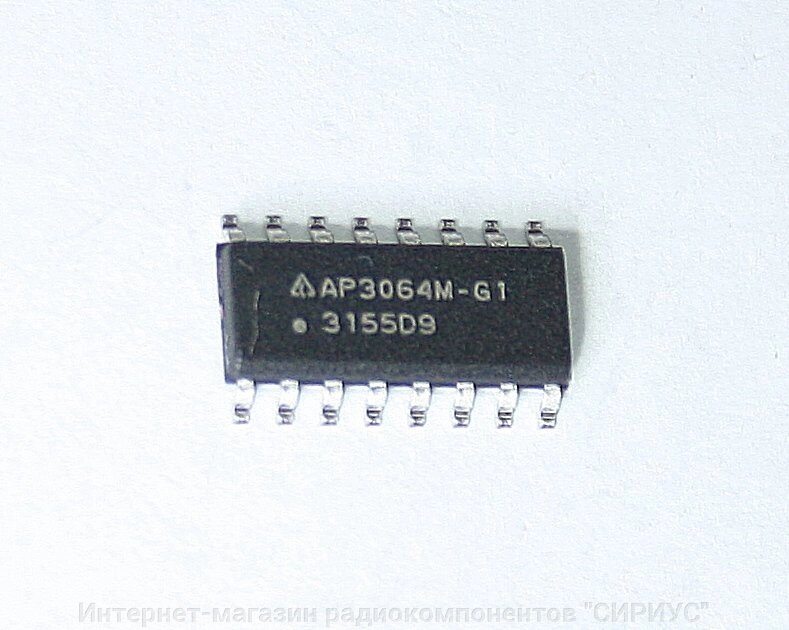 Мікросхема AP3064M-G1 (SOIC-16) від компанії Інтернет-магазин радіокомпонентів "СІРІУС" - фото 1