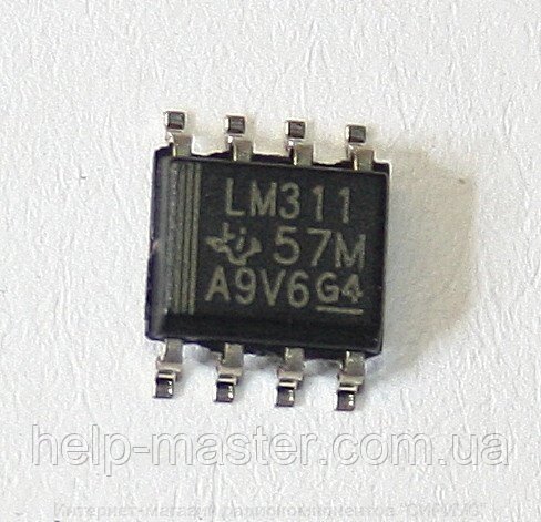 Мікросхема LM311DR (SOIC-8) від компанії Інтернет-магазин радіокомпонентів "СІРІУС" - фото 1