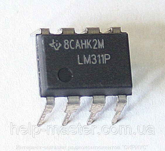 Мікросхема LM311P (DIP-8) від компанії Інтернет-магазин радіокомпонентів "СІРІУС" - фото 1