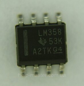 Мікросхема LM358; (S0P8)