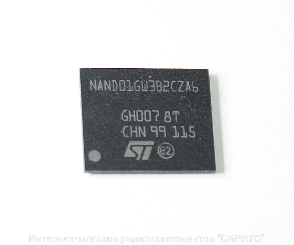 Мікросхема NAND01GW3B2CZA6 (VFBGA63) від компанії Інтернет-магазин радіокомпонентів "СІРІУС" - фото 1