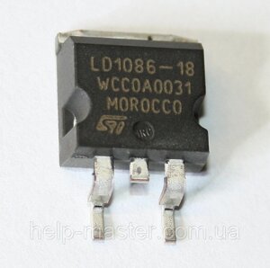 Мікросхема стабілізатора LD1086-18 (DPAK)