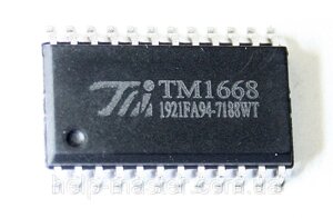 Мікросхема TM1668 (SOP-24)
