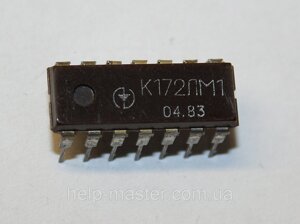 Мікросхема к172лм1 (DIP-14)