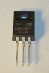 Діод Шотткі MBR20200FCT (TO-220A)