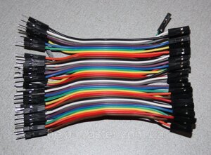 Плоский кабель 10 см. (Штекер гніздо) pin40 2.54