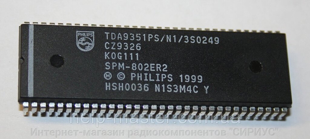 Процесор TDA9351PS / N1 / 3S0249 (SPM-802ER2) від компанії Інтернет-магазин радіокомпонентів "СІРІУС" - фото 1