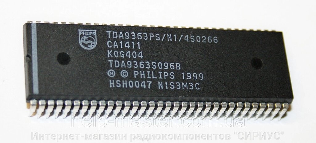 Процесор TDA9363PS / N1 / 4S0266 (TDA9363S096B) від компанії Інтернет-магазин радіокомпонентів "СІРІУС" - фото 1