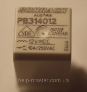 Реле електромеханічне PB314012; 12VDC