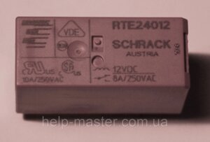 Реле електромеханічне RTE24012A; 12VDC