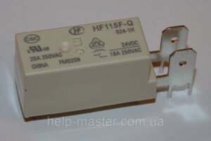 Реле HF115F-Q / 024-1H 24VDC,