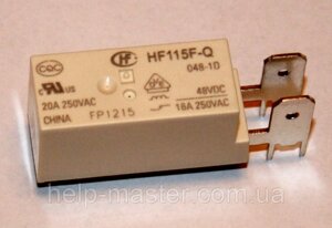 Реле HF115F-Q / 048-1D 48VDC,
