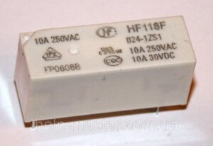 Реле HF118F-024-1ZS1 24VDC