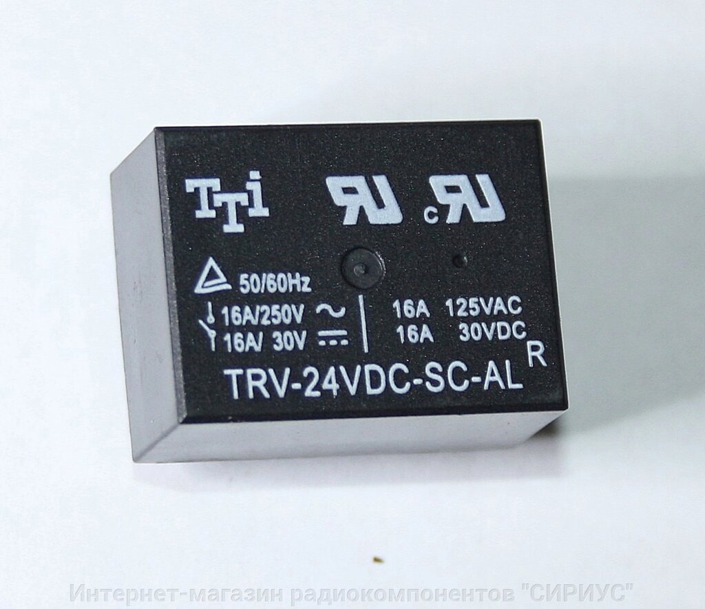 Реле TRV-24VDC-SC-AL (24VDC) від компанії Інтернет-магазин радіокомпонентів "СІРІУС" - фото 1