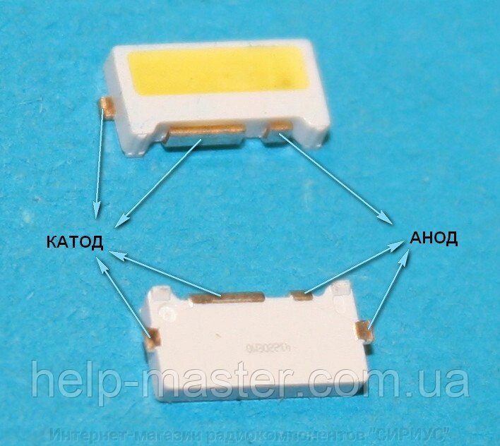 Світлодіоди для LED підсвічування телевізорів SPBWH1732S1B від компанії Інтернет-магазин радіокомпонентів "СІРІУС" - фото 1