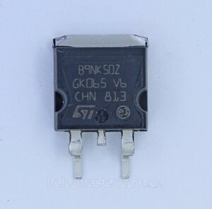 Транзистор STB9nk50Z; (D2pak)
