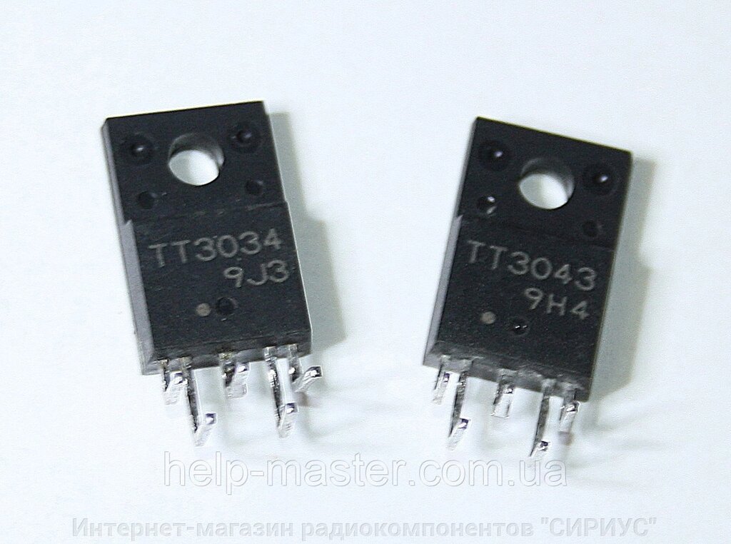 Транзистор TT3034 / TT3043 (TO-220FP) від компанії Інтернет-магазин радіокомпонентів "СІРІУС" - фото 1