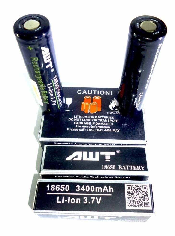 Акумулятор Li-Ion 18650 AWT від компанії Опт, роздріб інтернет магазин Familyshop - фото 1